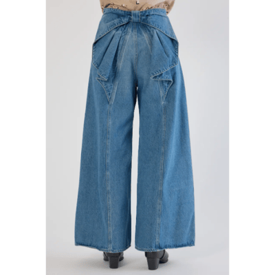 【 RODEO CROWNS WIDE BOWL】大蝴蝶結丹寧褲 再入荷7