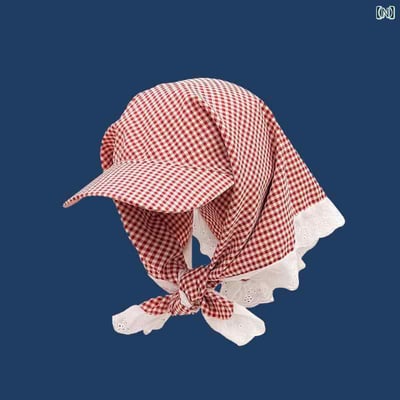 【 日本直送 】美式格紋頭巾一體式鴨舌帽15