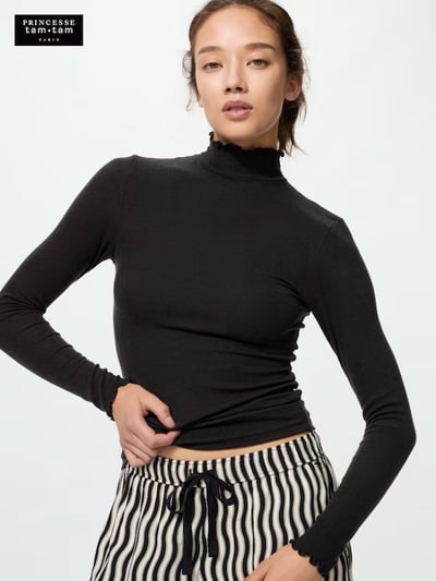 【日本UNIOLO】極暖 HEATTECH  卷卷邊發熱衣5