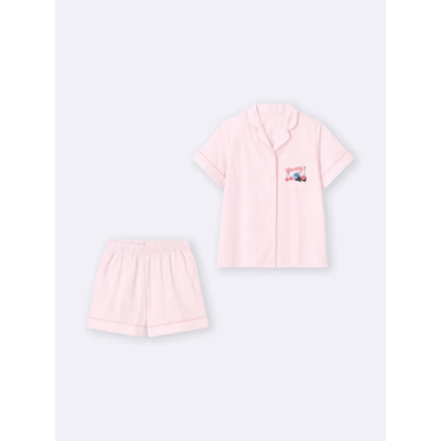【GU × PUPPET SUNSUN】夏日冰淇淋系．100%純棉家居服套裝（短袖短褲組）1