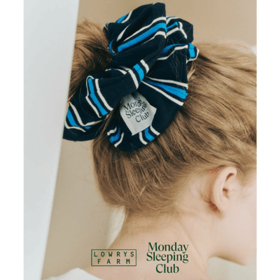 【 LOWRYS FARM 】Monday Sleeping Club 超大份量 BIG シュシュ1