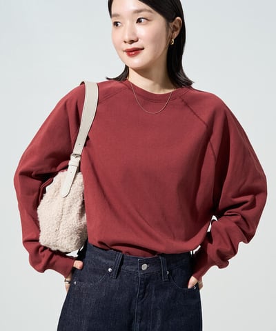 【 FREAK'S STORE 】USA棉撞色拉克蘭長袖T11