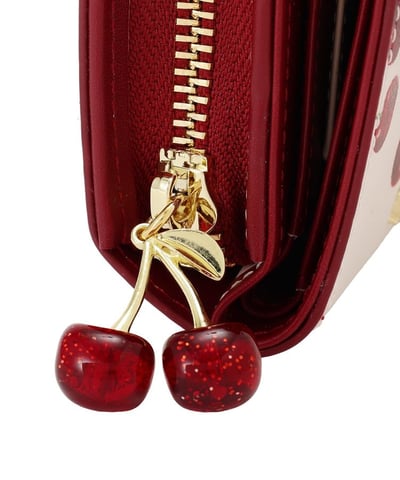 【 Maison de FLEUR 】Cerise Claire 櫻桃迷你短夾 🍒8