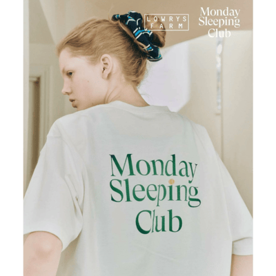 【 LOWRYS FARM 】Monday Sleeping Club 超大份量 BIG シュシュ5