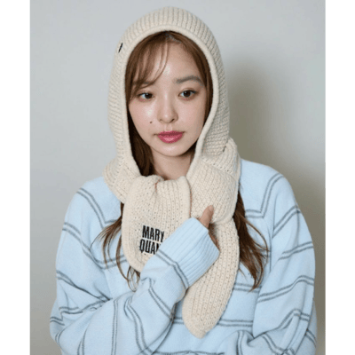 【 MARY QUANT × PUBLUX 】Balaclava 頭套圍巾5