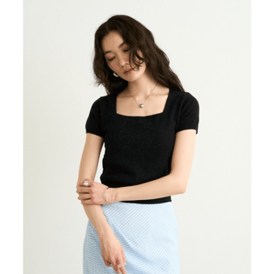 【 Lutim by u 】鎖骨線條柔膚針織上衣6