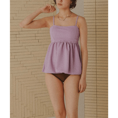 【titivate】日系深V設計抹胸比基尼兩件式泳裝12