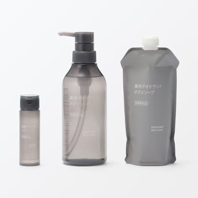 【日本 MUJI 】藥用除臭沐浴乳2