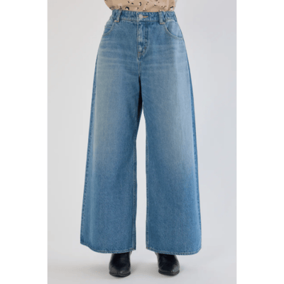 【 RODEO CROWNS WIDE BOWL】大蝴蝶結丹寧褲 再入荷6