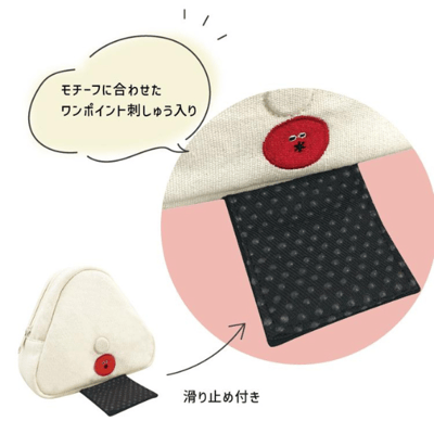 【日本DECOLE】可立式手機收納包（全2款）富士山 / 御飯糰8