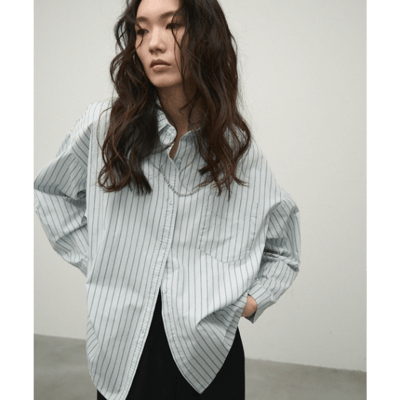 【 Lutim by u 】長袖條紋襯衫8