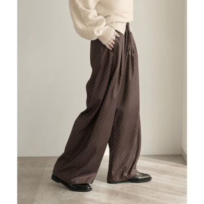 【apres jour clair】繭型抽繩休閒褲3