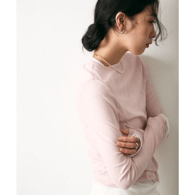 【 Lutim by u 】透膚羅紋圓領上衣9