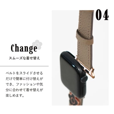 【日本MARY QUANT 】Apple Watch限定版皮革錶帶6