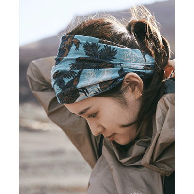 【CHAORAS】戶外運動速乾抗菌多功能頭巾｜山の動物圖案 男女通用 登山露營首選2