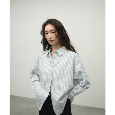 【 Lutim by u 】長袖條紋襯衫10