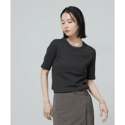 NANO universe｜Anti Soaked® 防汗漬圓領羅紋T恤4