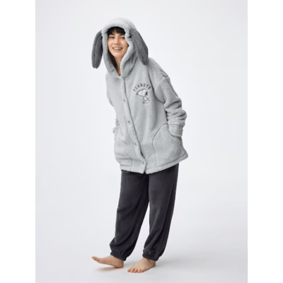 【日本GU 】史努比聯名！棉花糖居家外套2