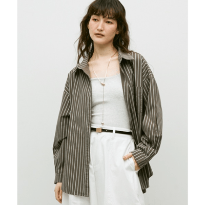 【 Lutim by u 】長袖條紋襯衫6