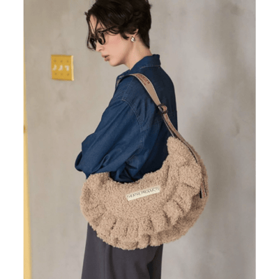 【 THEATRE PRODUCTS × FREAK'S STORE 】別注捲毛荷葉邊肩背包7