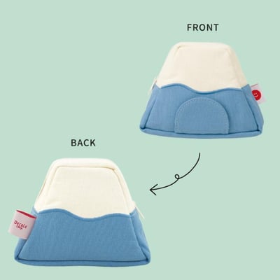 【日本DECOLE】可立式手機收納包（全2款）富士山 / 御飯糰11