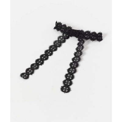 【日本DISCOAT】蕾絲緞帶髮夾4