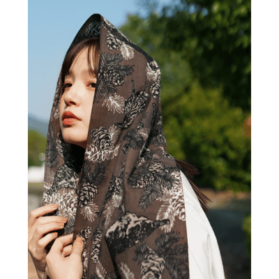 【CHAORAS】戶外運動速乾抗菌多功能頭巾｜山の動物圖案 男女通用 登山露營首選1