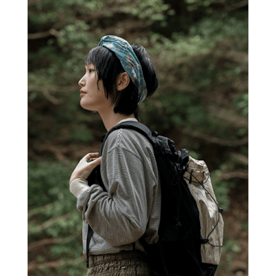 【CHAORAS】戶外運動速乾抗菌多功能頭巾｜山野植物圖案 男女通用1