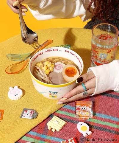 【 niko and 】... ×「おれたち袋麺」聯名拉麵碗2