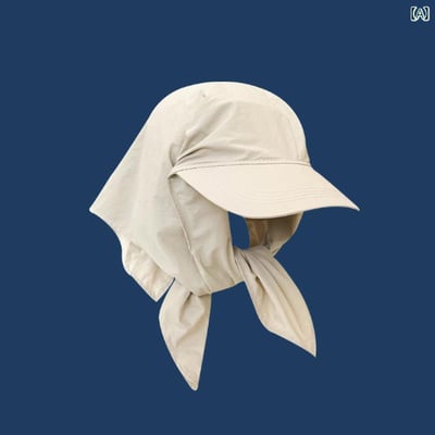 【 日本直送 】美式格紋頭巾一體式鴨舌帽2