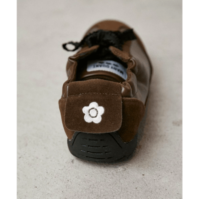 【 MARY QUANT 】麂皮感抓皺運動鞋8