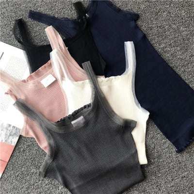 【 Dark Angel 】絲棉混紡網紗蕾絲背心5