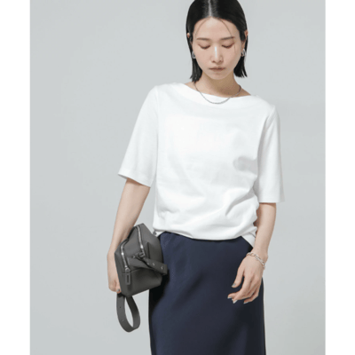 NANO universe｜Anti Soaked® 防汗漬船領T恤1