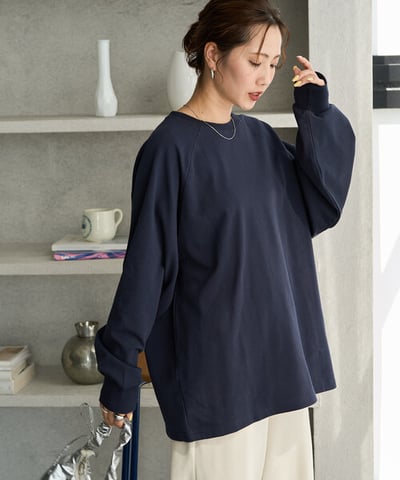 【 FREAK'S STORE 】USA棉撞色拉克蘭長袖T6