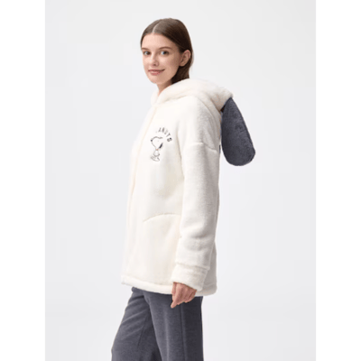 【日本GU 】史努比聯名！棉花糖居家外套8