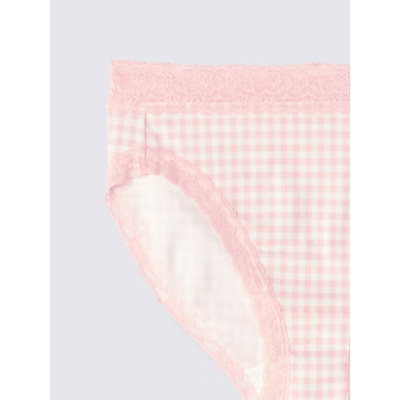 【 GU 】格紋中腰三角內褲2
