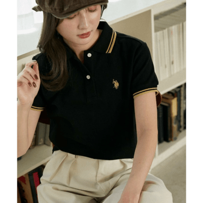【 U.S. POLO ASSN. 】日本別注款 ✨ 復古條紋小 Logo 刺繡 POLO 衫2
