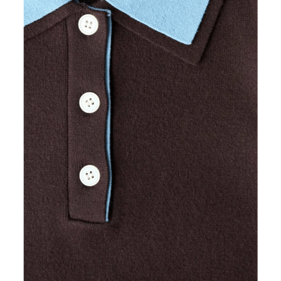 【 FREAK'S STORE 】撞色 POLO 領排釦針織上衣19