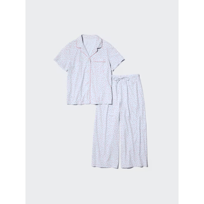 【UNIQLO JP】AIRism棉質涼感 經典滾邊家居服3