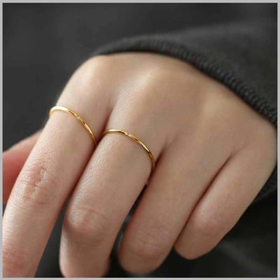 【 日本品牌 SHEIL 】抗敏細緻排鑽戒指4