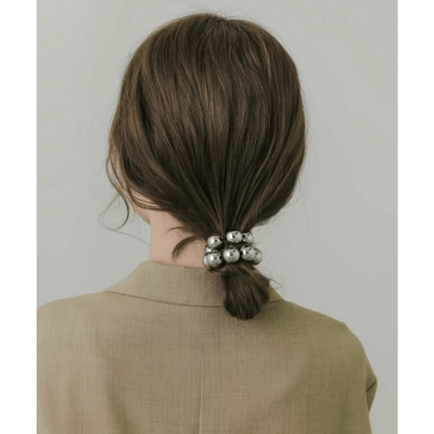 【日本DISCOAT】金屬球髮圈4