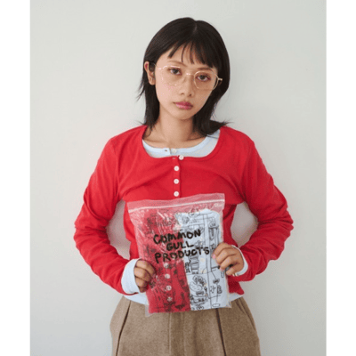 【Mai-Shin】亨利領口袋長袖 TEE4