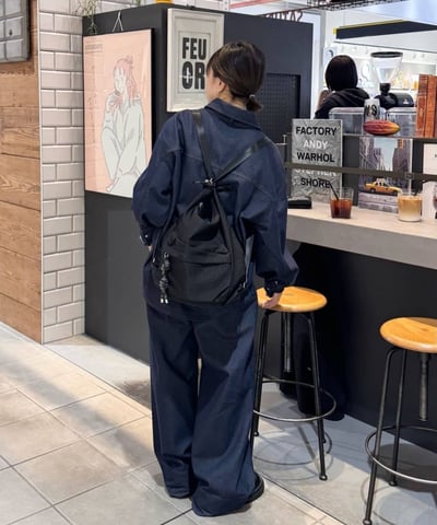 【 日本ear PAPILLONNER 】2WAY 輕量化後背/肩背兩用包2