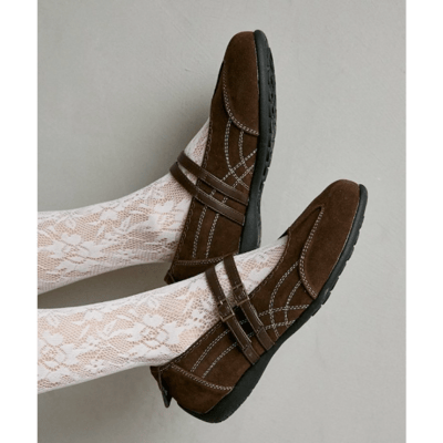 【 MARY QUANT 】麂皮感瑪莉珍運動鞋10