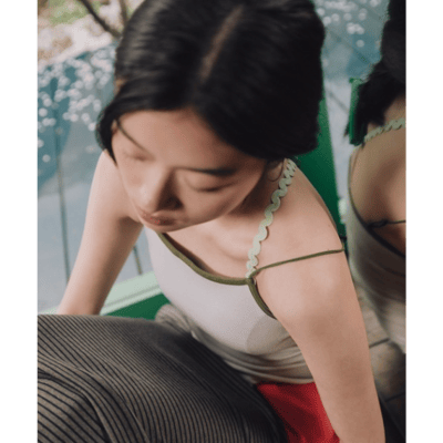 【 PAMM 】背影美學羅紋細肩帶背心1