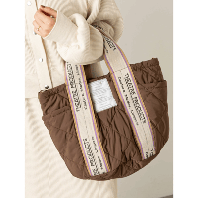 【THEATRE PRODUCTS 限定聯名 】緹花織帶絎縫水桶托特包7