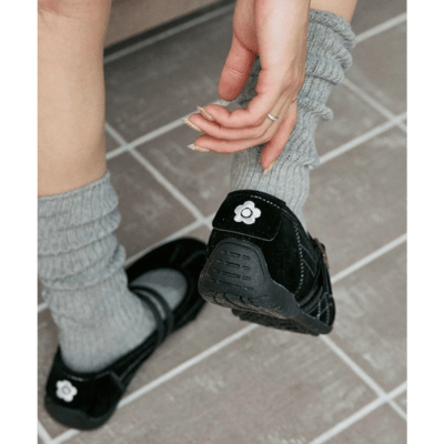 【 MARY QUANT 】麂皮感瑪莉珍運動鞋5