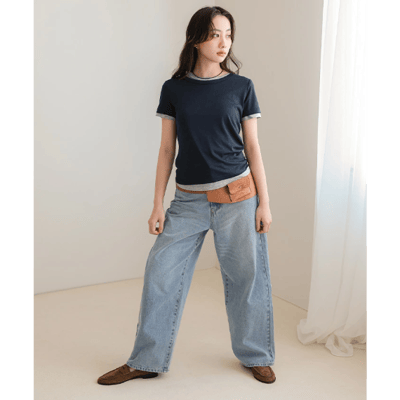 【 miette 】透膚短袖 T 恤套裝9