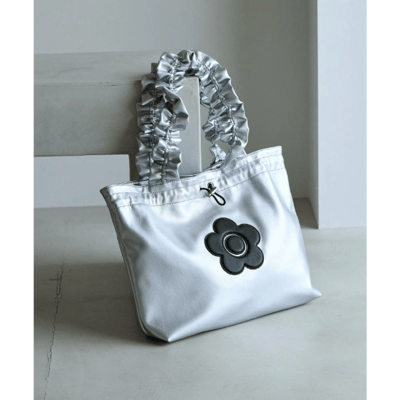 【 MARY QUANT × VIS 】WEB限定 荷葉邊手提托特包15