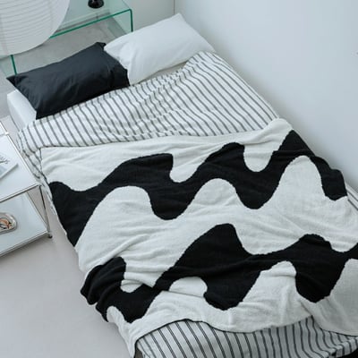 【 NERUS Wave 】雙面波浪多用途大毯 130×170cm3